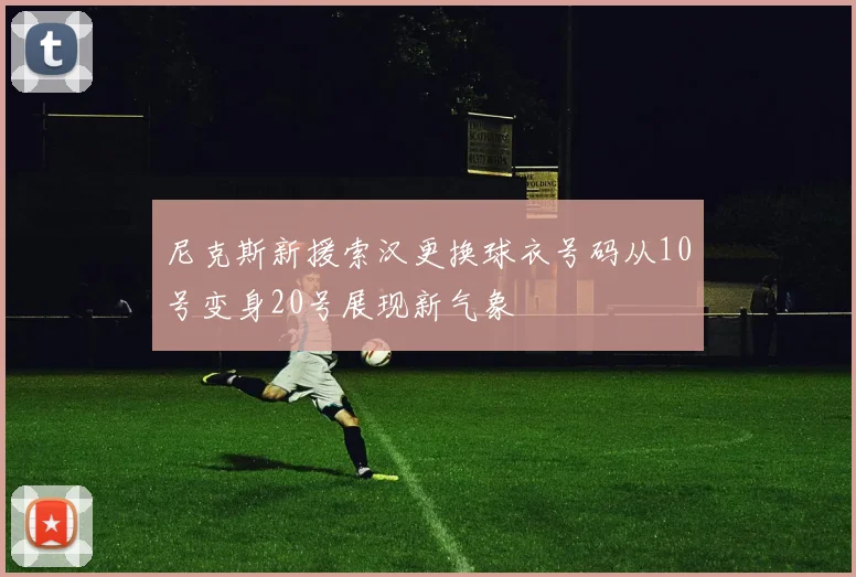 尼克斯新援索汉更换球衣号码从10号变身20号展现新气象