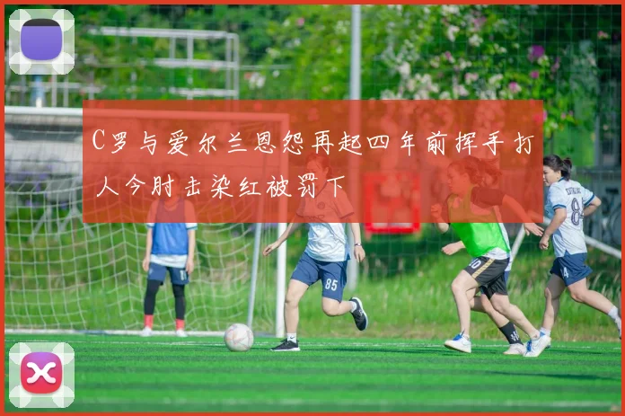 C罗与爱尔兰恩怨再起四年前挥手打人今肘击染红被罚下